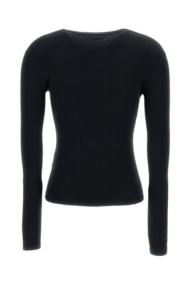 Lisa Yang Ribbed Long-Sleeve T-Shirt With Crewneck