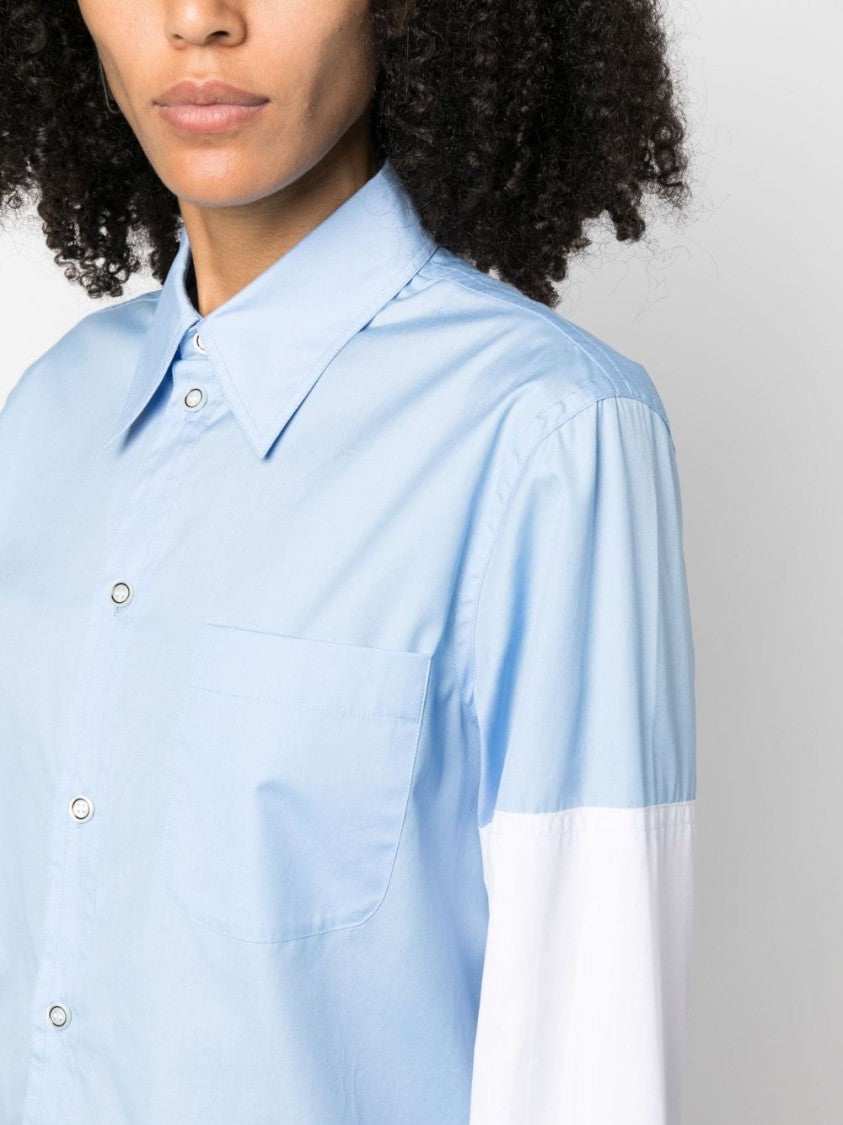 Marni Cotton Shirt With Wite Sleeves