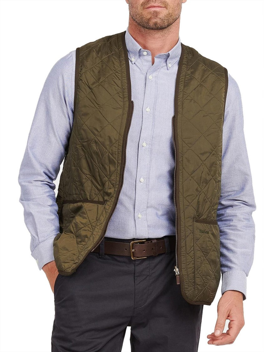 Barbour Polarquilt Waistcoat With Diamond Stitching