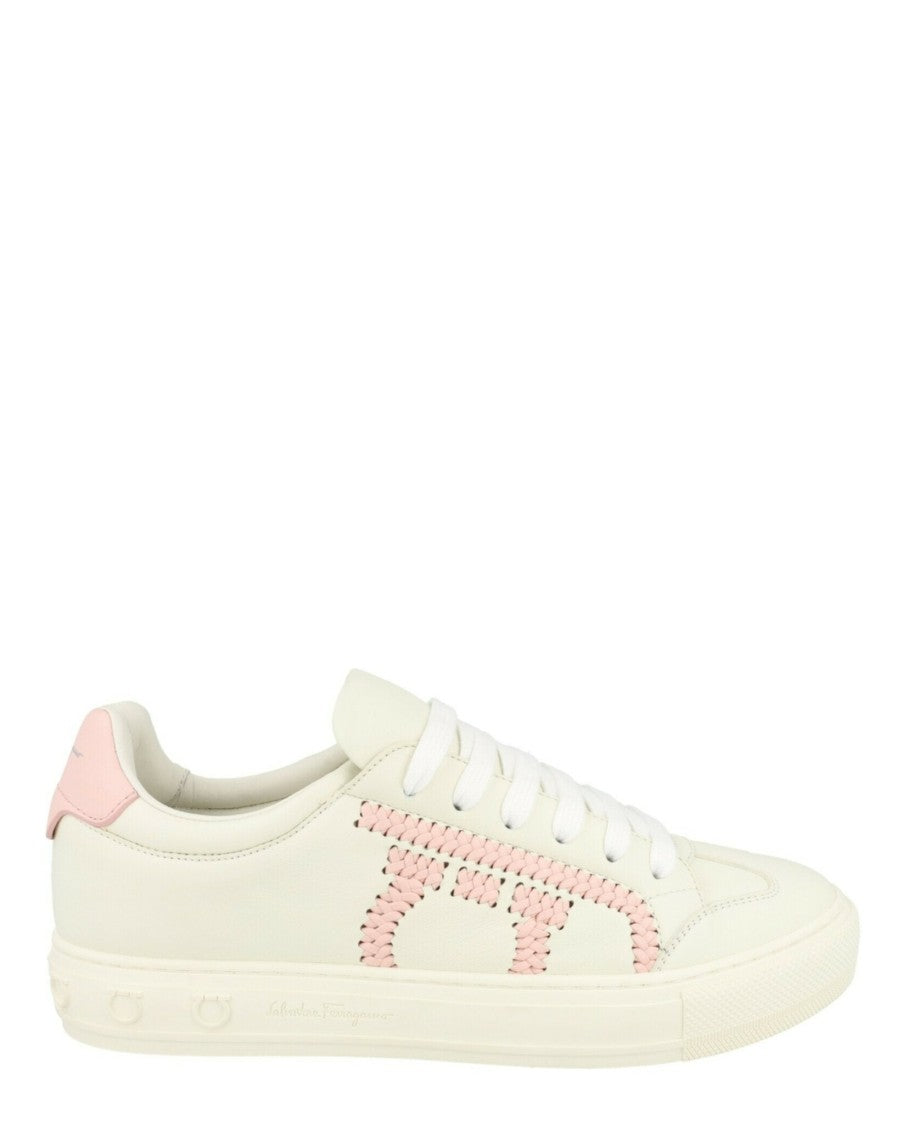 Ferragamo Pedros Gancini Low-Top Sneakers