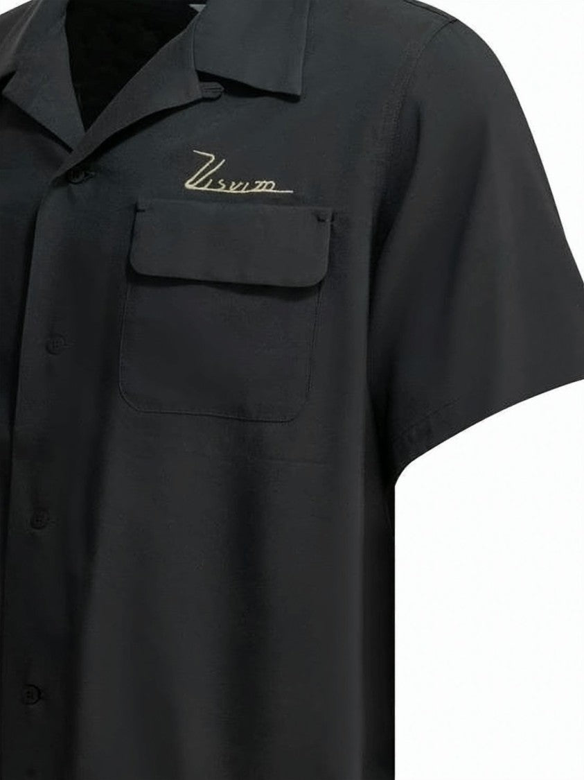 Visvim White Boxy Cropped Camp Collar Shirt