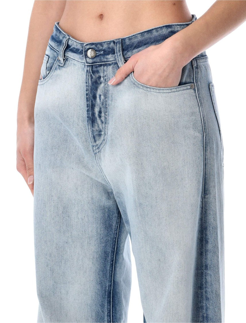 Diesel 1996 D Sire Light Blue Oversized Jeans