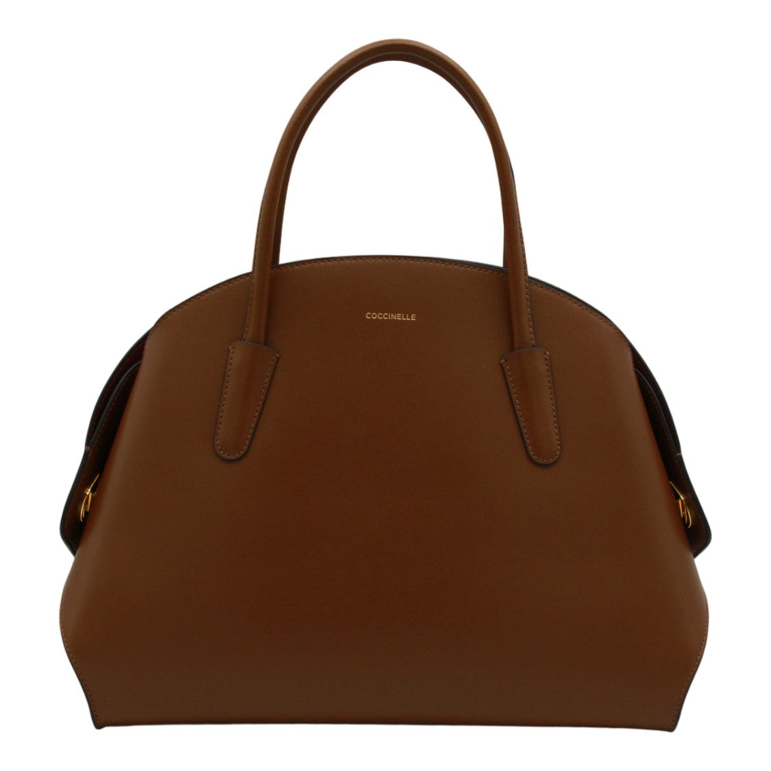 Coccinelle Structured Handbag With Gold-Tone Turn-Lock Closure