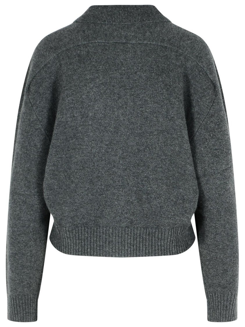 Loulou Studio Homere' Grey Cashmere Sweater