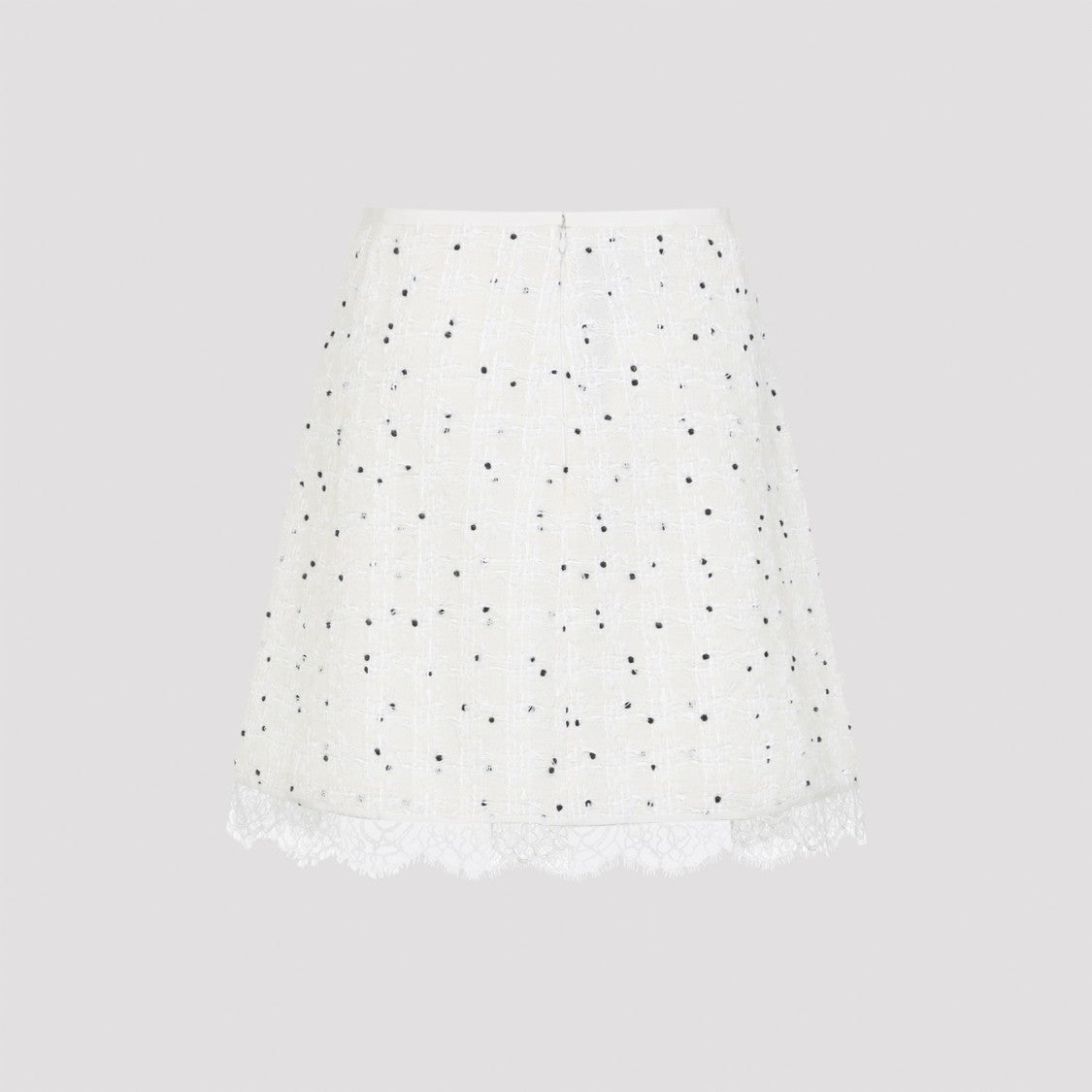 Giambattista Valli A-Line Skirt With Delicate Lace Overlay