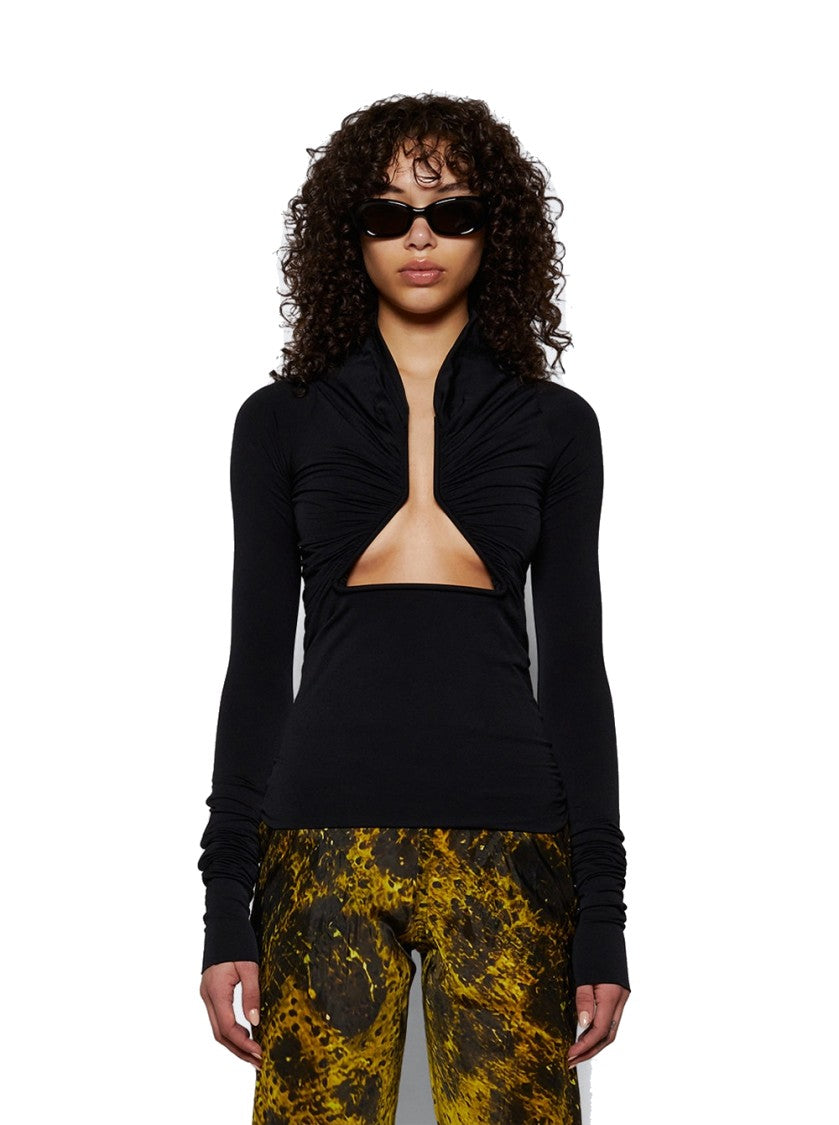 Rick Owens Hollywood Bias Cut Pants Acid And Black