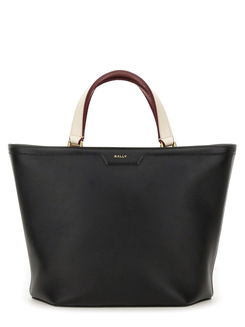 Bally Structured Calfskin Shoulder Bag