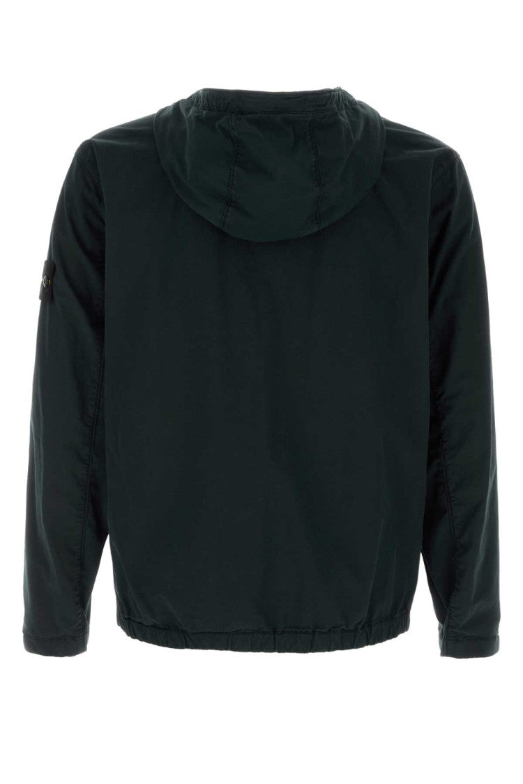 Stone Island Black Stretch Cotton Jacket