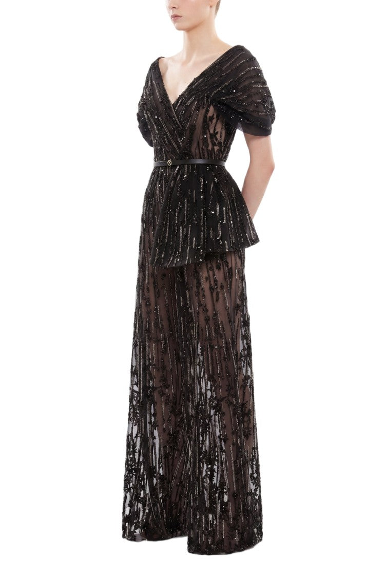 Saiid Kobeisy Embroidered Jumpsuit