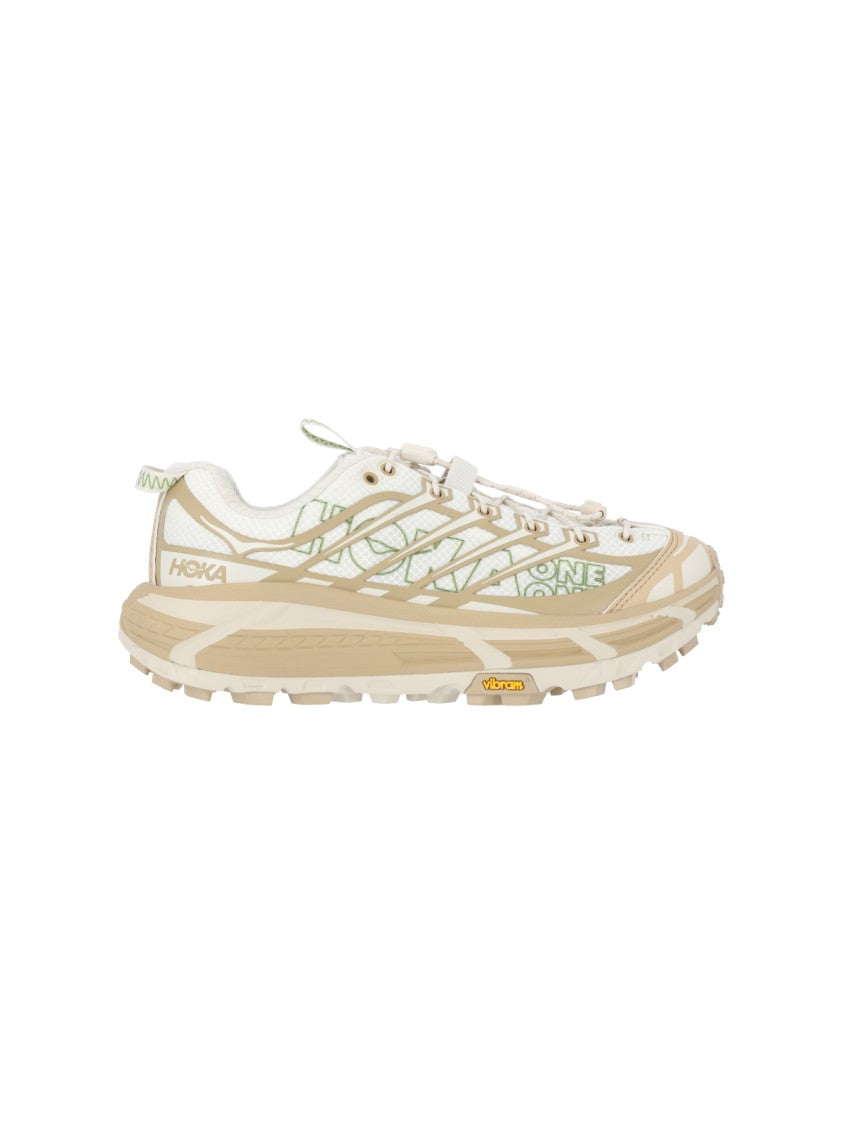 Hoka Green Mafate Speed 2 Leather Sneakers
