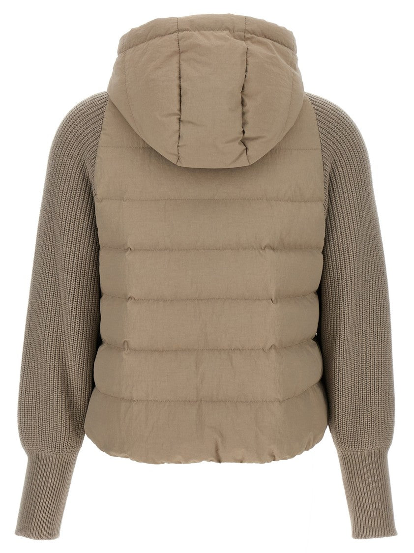 Brunello Cucinelli Two-Material Puffer Jacket