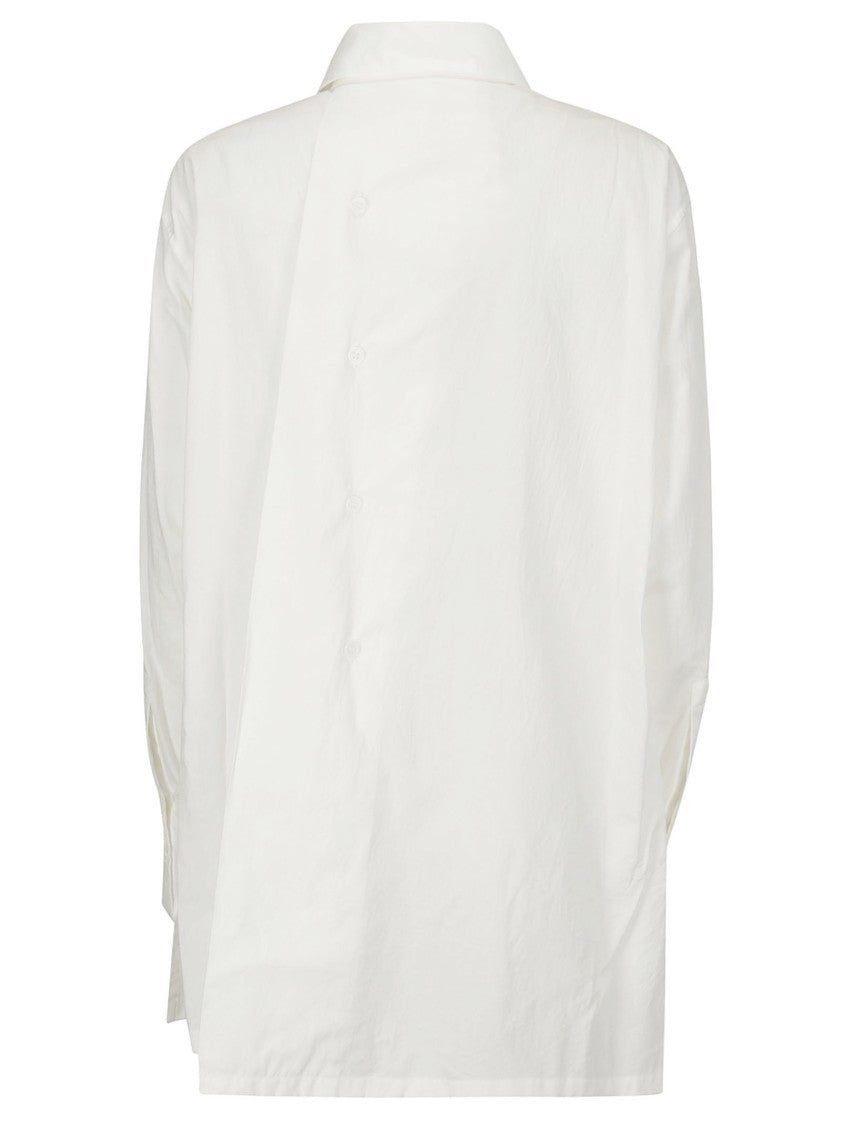 Yohji Yamamoto Asymmetric White Shirt