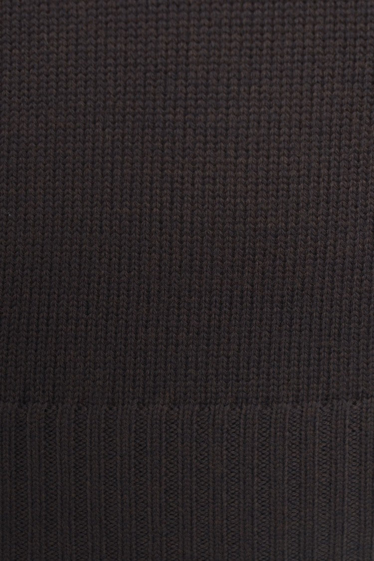 Kangra Fine Knit Wool Sweater With Round Neckline