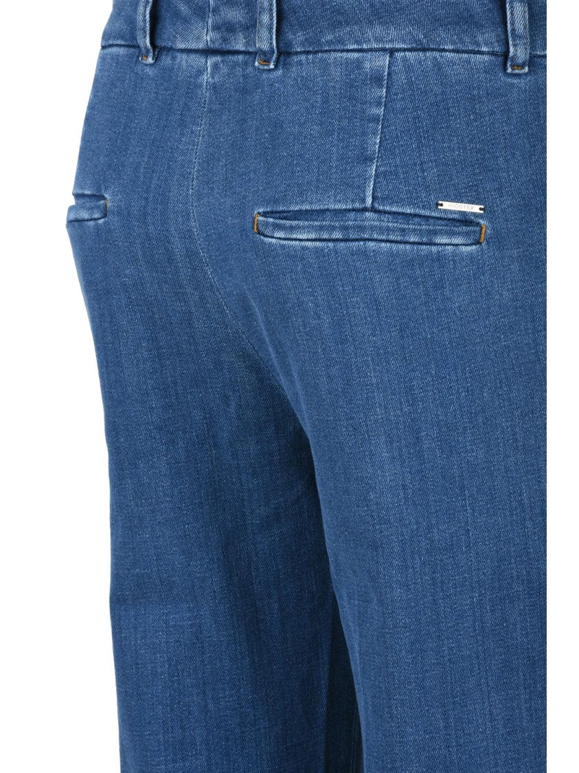 Slowear By Incotex Blue Flared Jeans
