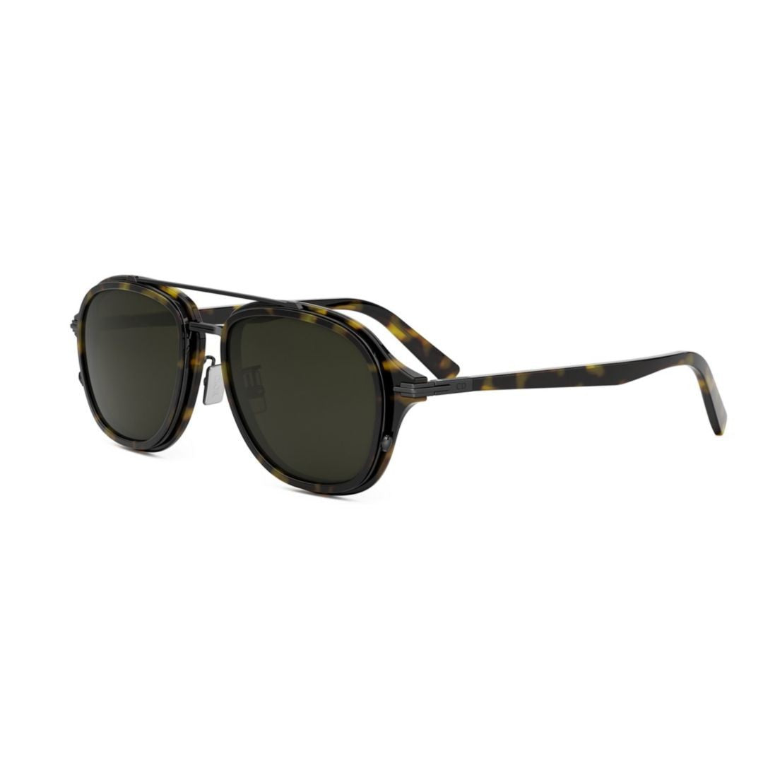 Dior Blacksuit A4u Bold Square Tortoiseshell Sunglasses