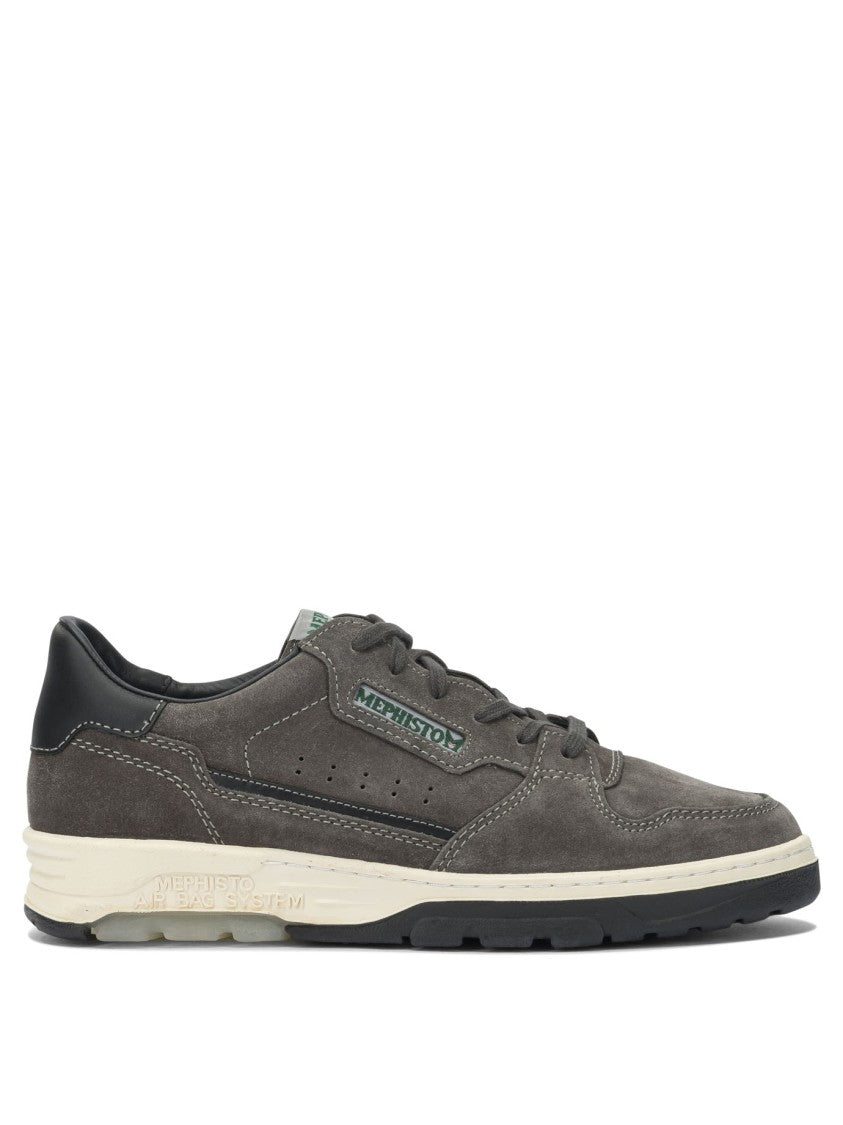 Mephisto Low-Top Suede Sneakers