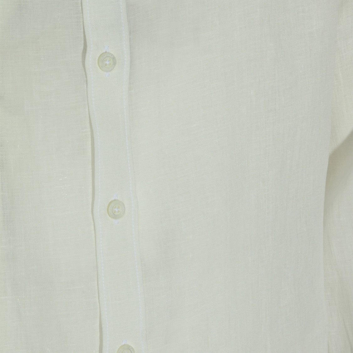 Canali Long-Sleeve White Shirt With Pointed Collar