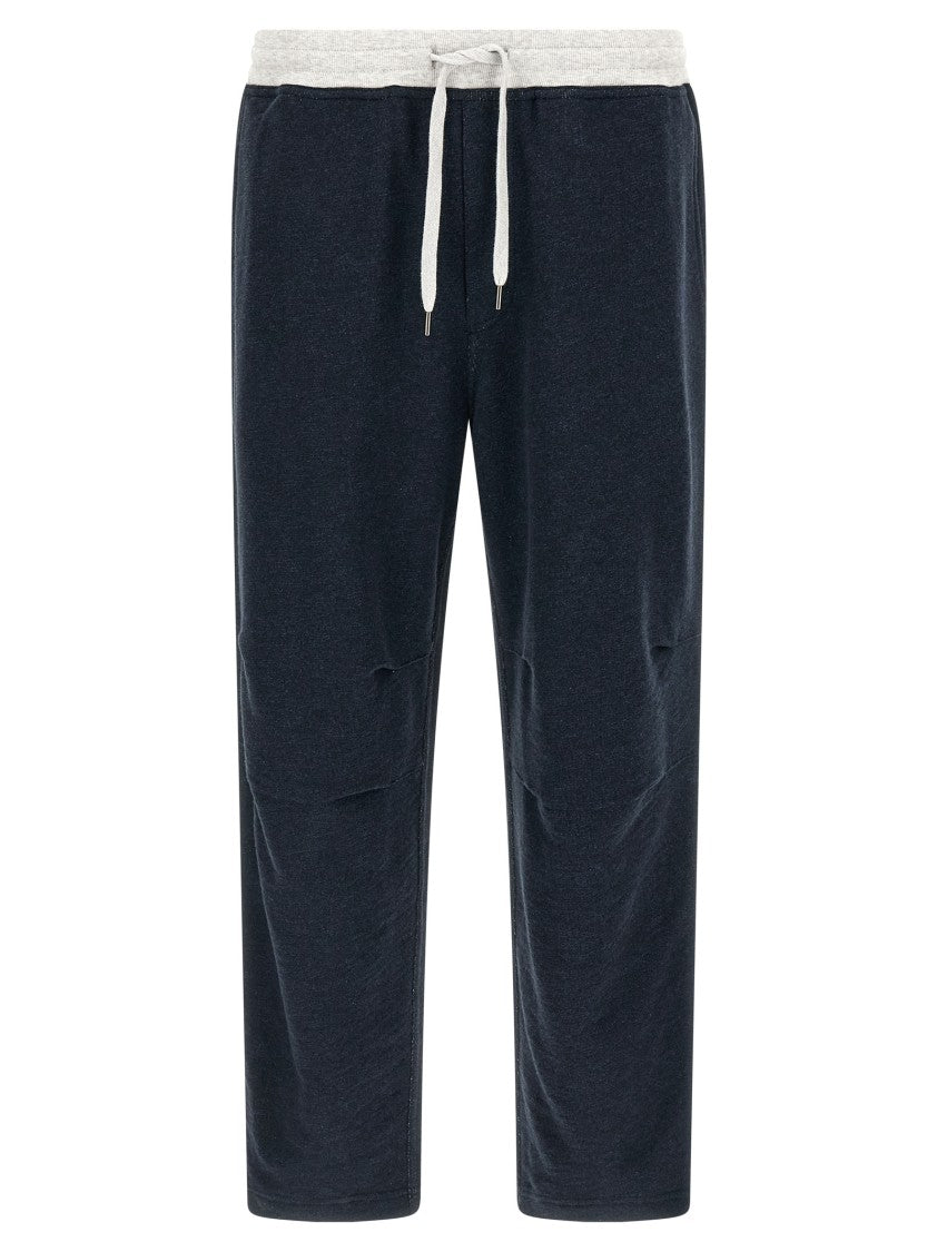 Brunello Cucinelli Linen Cotton Joggers