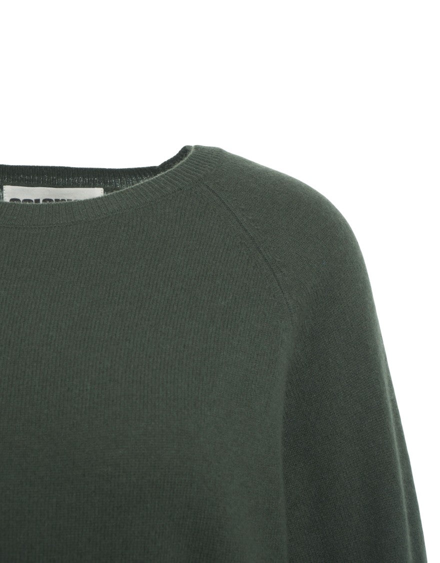 Crush Cashmere Sweater With Crew Neck