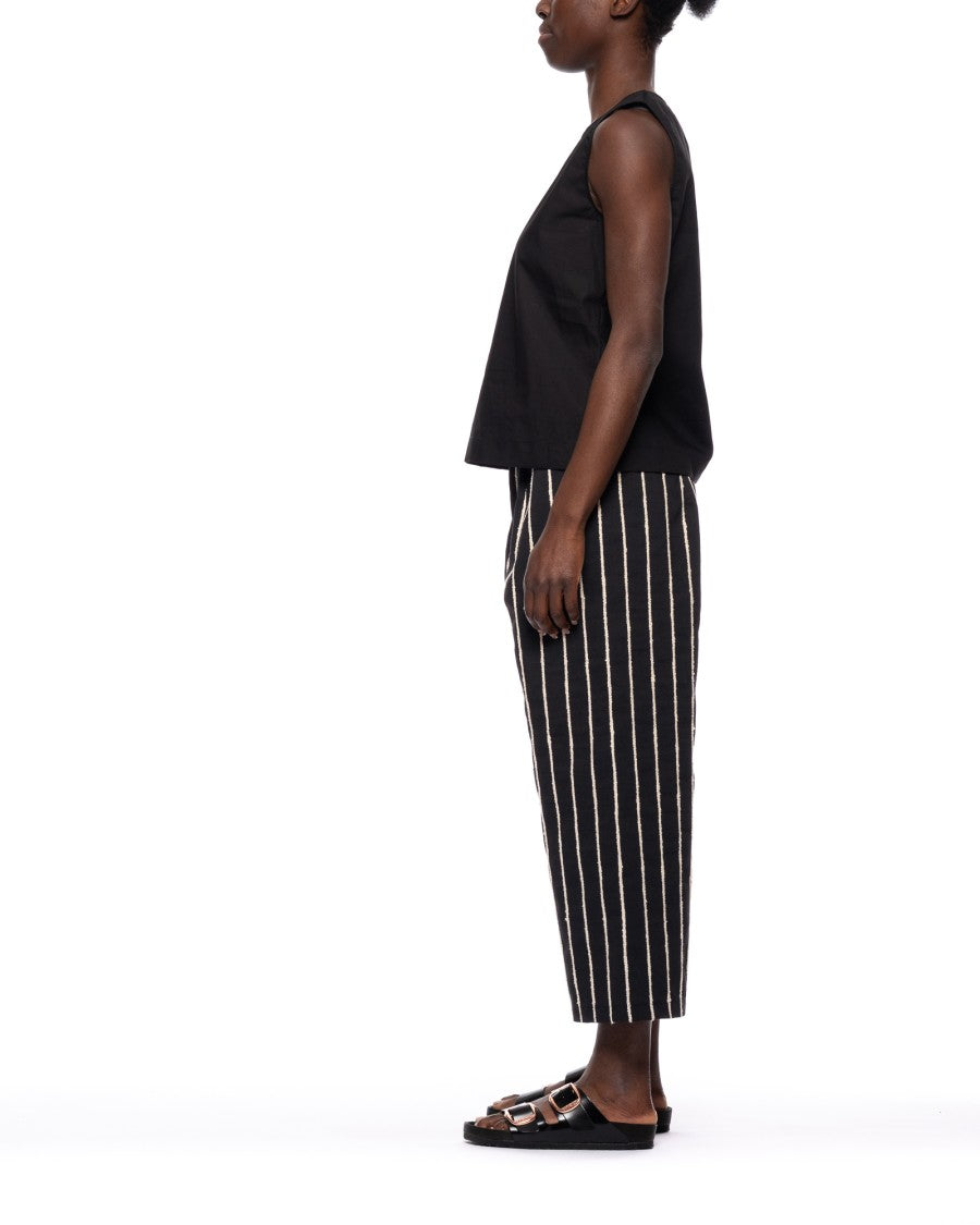 Maria Calderara Black Minimalist Artistic Collaboration Top