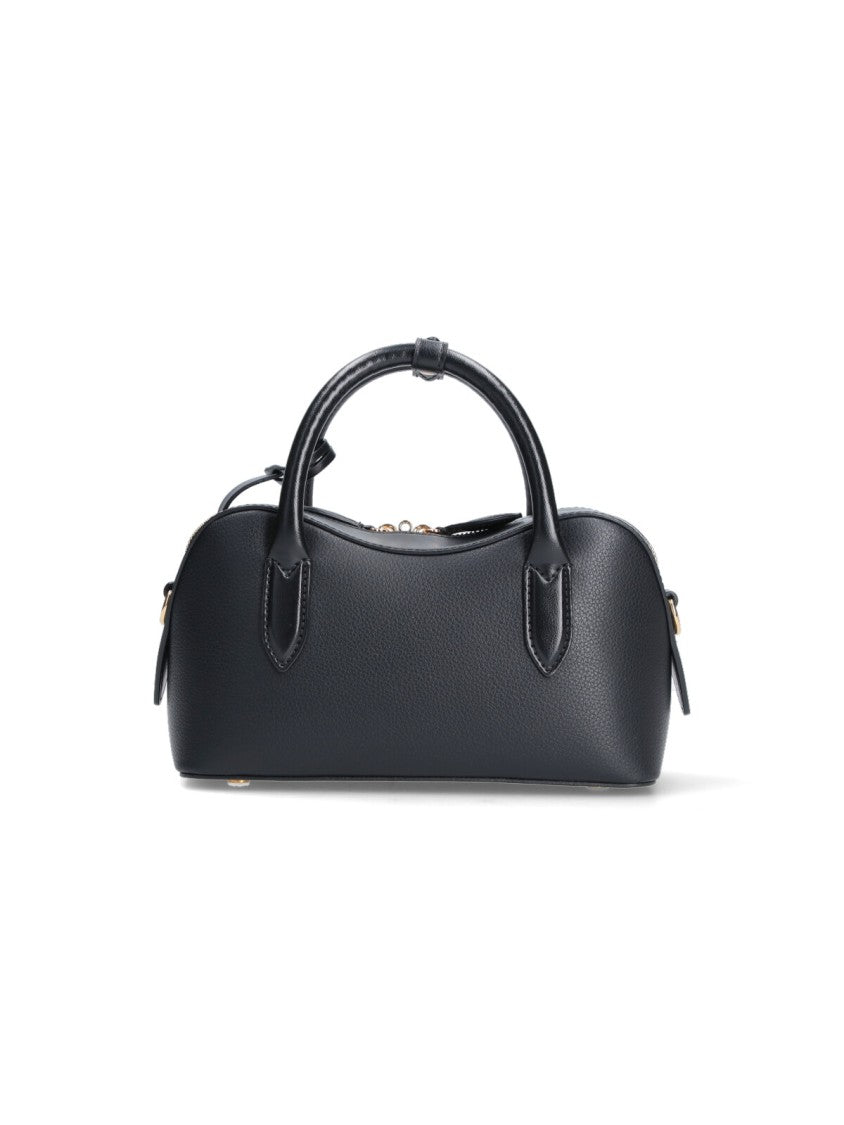 Stella Mccartney Rectangular Black Eco Leather Crossbody Bag