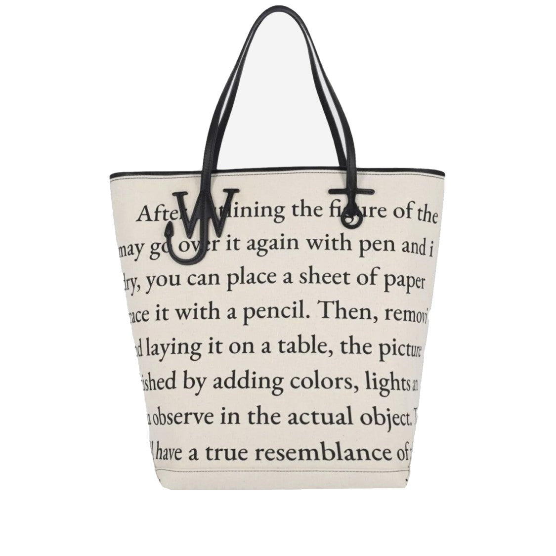 J. W. Anderson Cotton Blend Anchor Shopping Bag