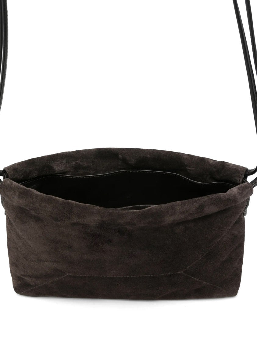 Brunello Cucinelli Soft Gathered Suede Bag