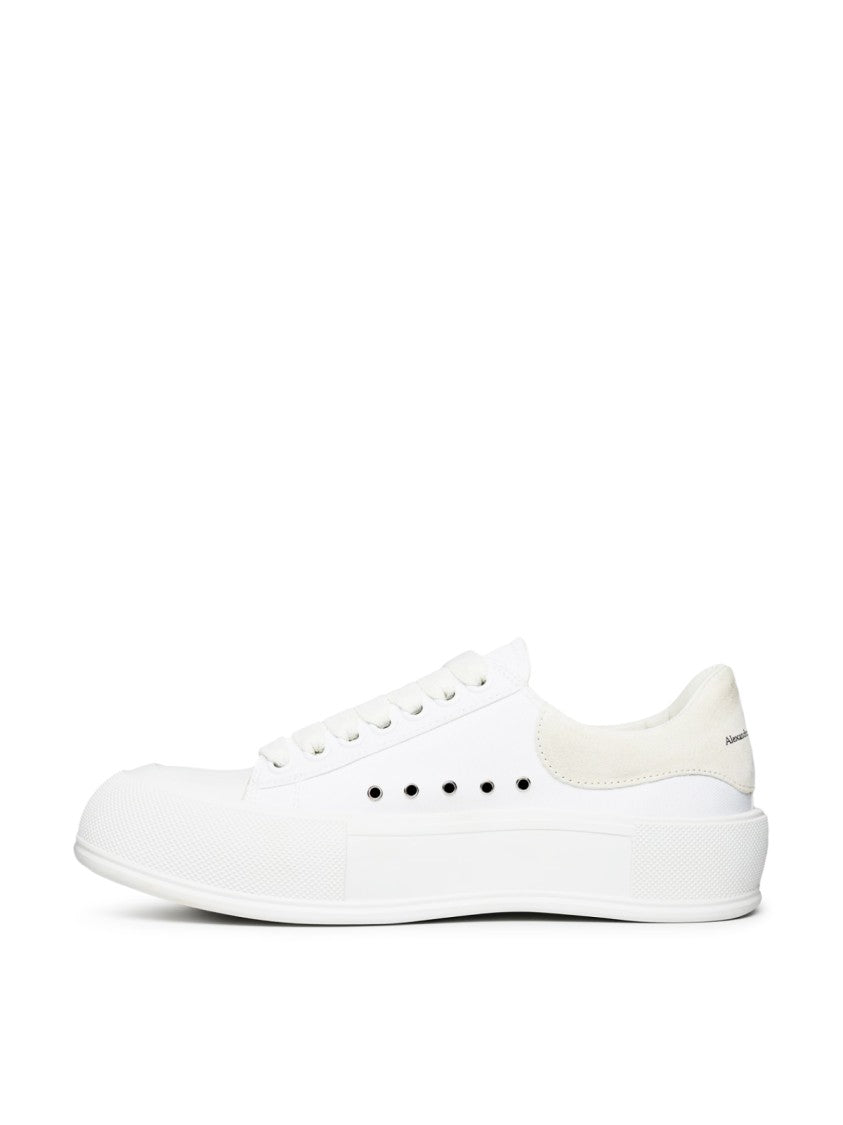 Alexander Mcqueen Deck Plimsoll Lace Up Sneakers