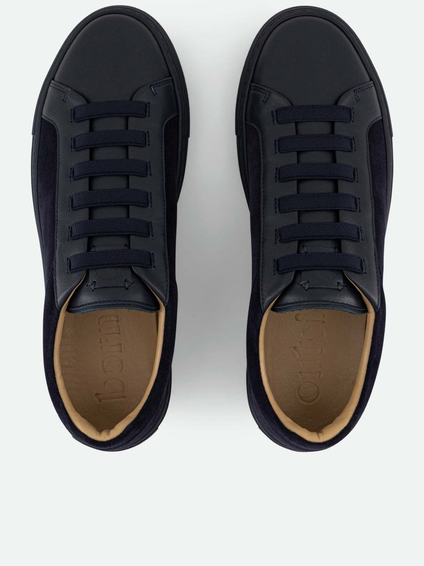 Born Outside Low-Top Sneakers With Suede Side Panels And Rubber Sole