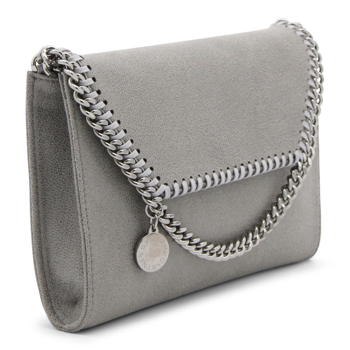 Stella Mccartney Falabella Mini Shoulder Bag With Chain Strap And Whipstitch Details