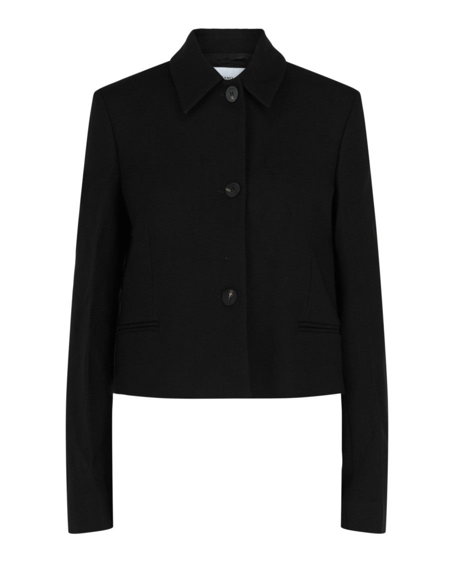 Ferragamo Single-Breast Cropped Blazer
