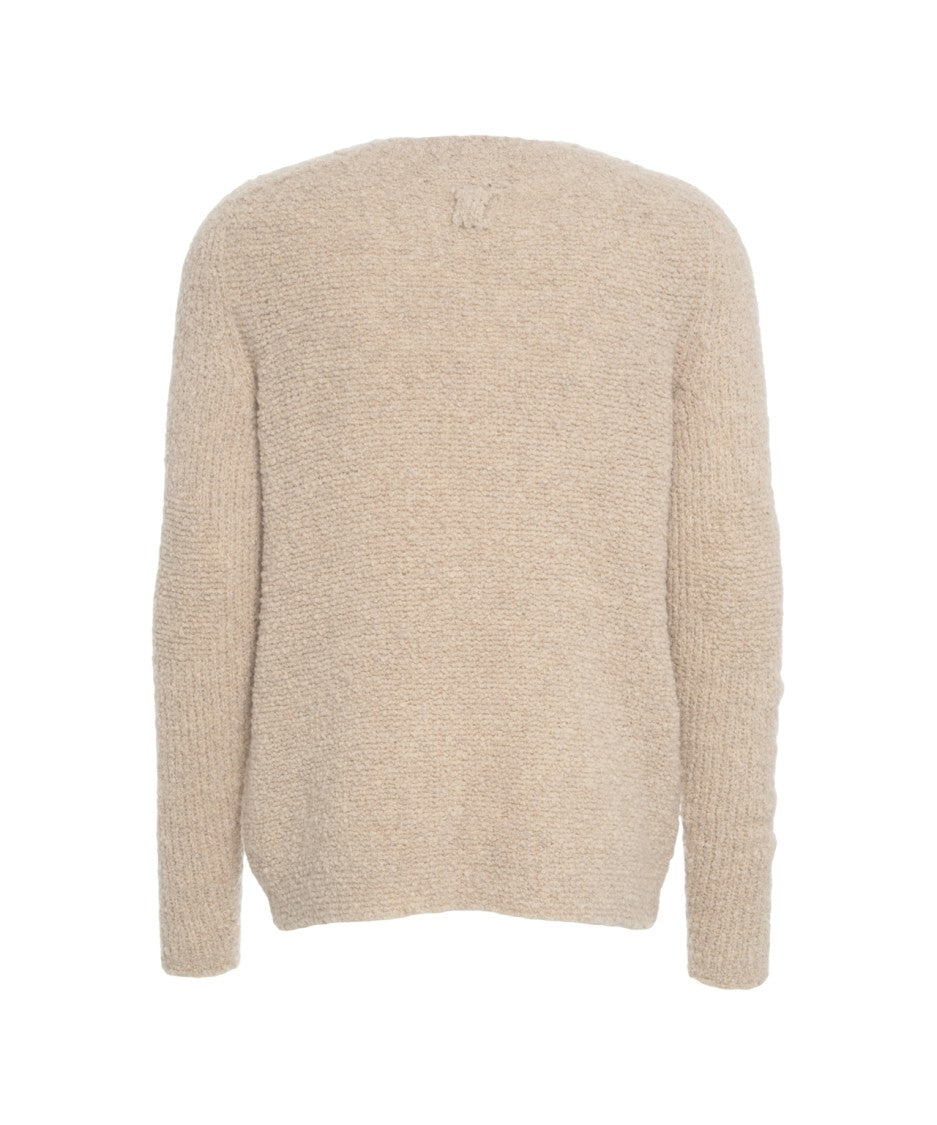 Hannes Roether Structured Weave Sweater