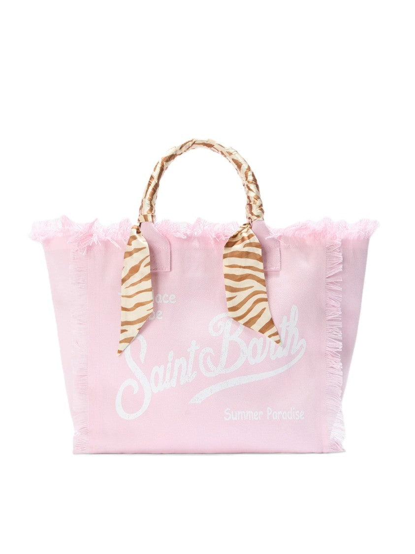 Mc2 Saint Barth Spacious Tote Bag With Frayed Edges