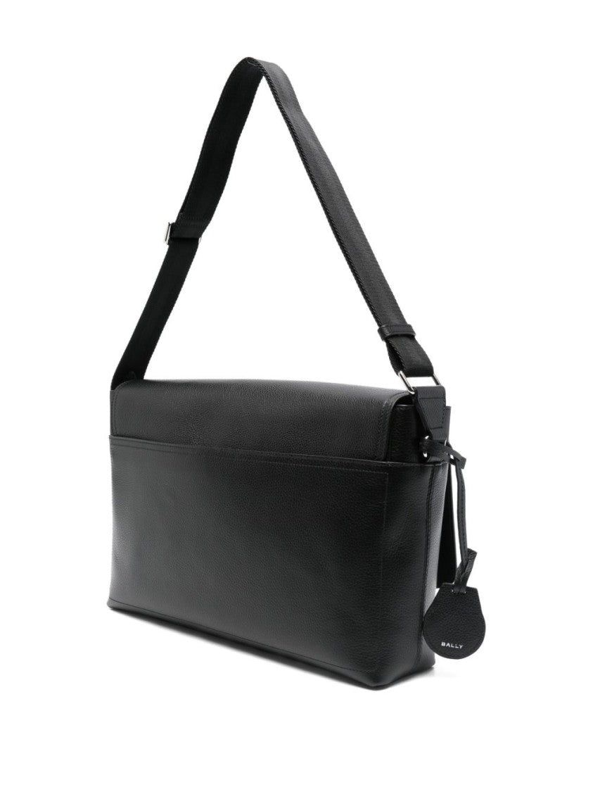 Bally Black Wallet With Adjustable Strap