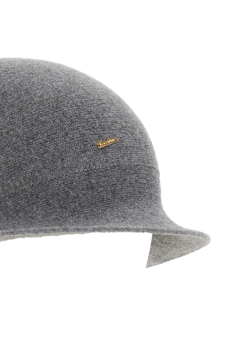 Borsalino Grey Angelina Eco-Cashmere Cloche Hat