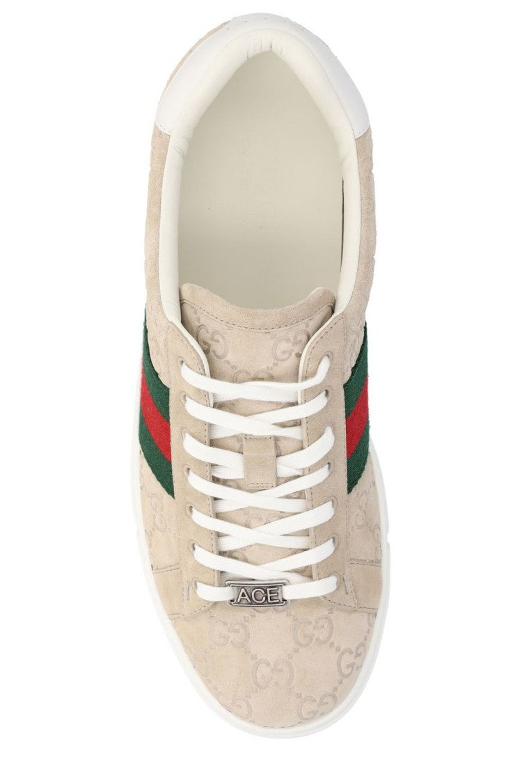 Gucci Gucci Ace Sneaker With Web Detail