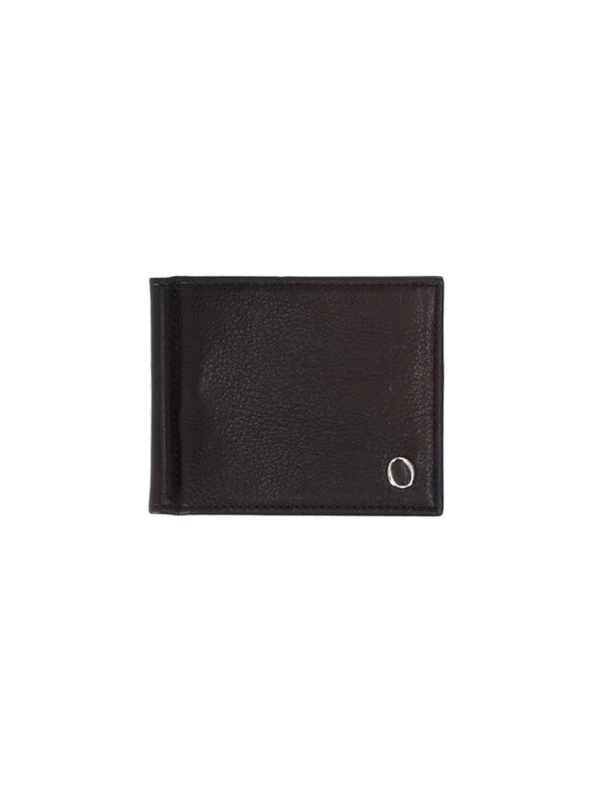 Claudio Orciani Lagoon Textured Leather Money Clip Wallet