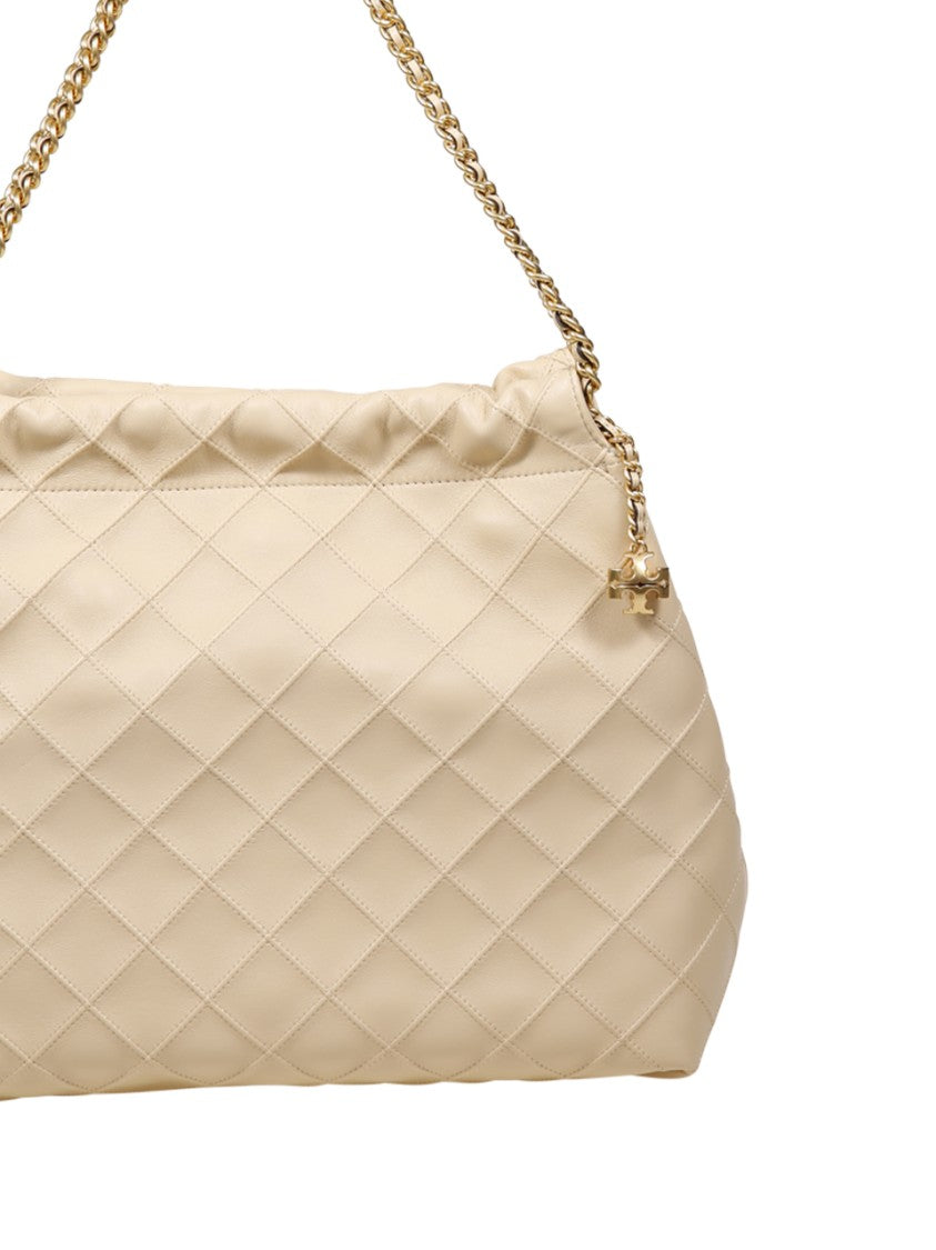 Tory Burch Quilted Hobo Bag With Chain Strap