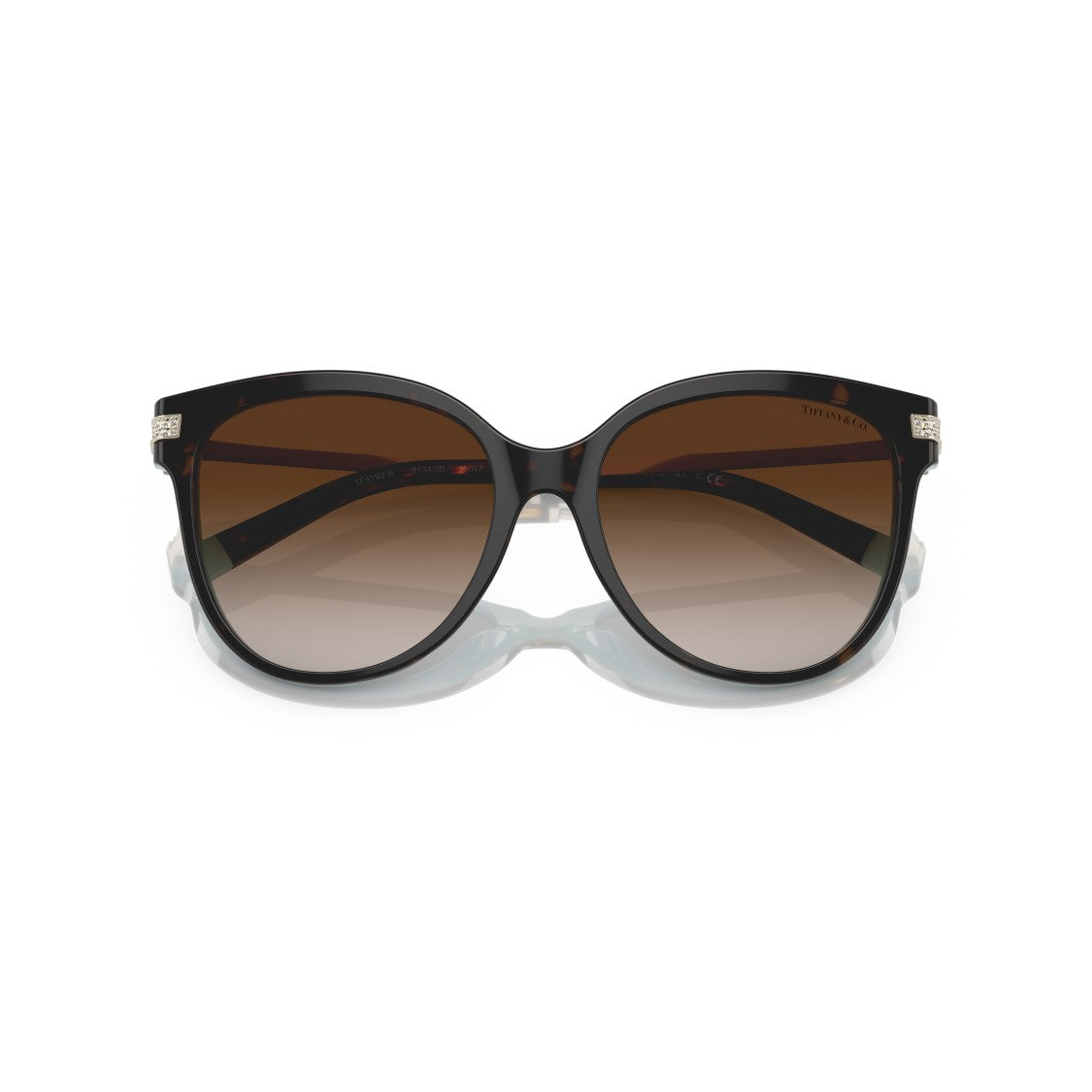Tiffany & Co. 0Tf4193b Rounded Tortoiseshell Sunglasses