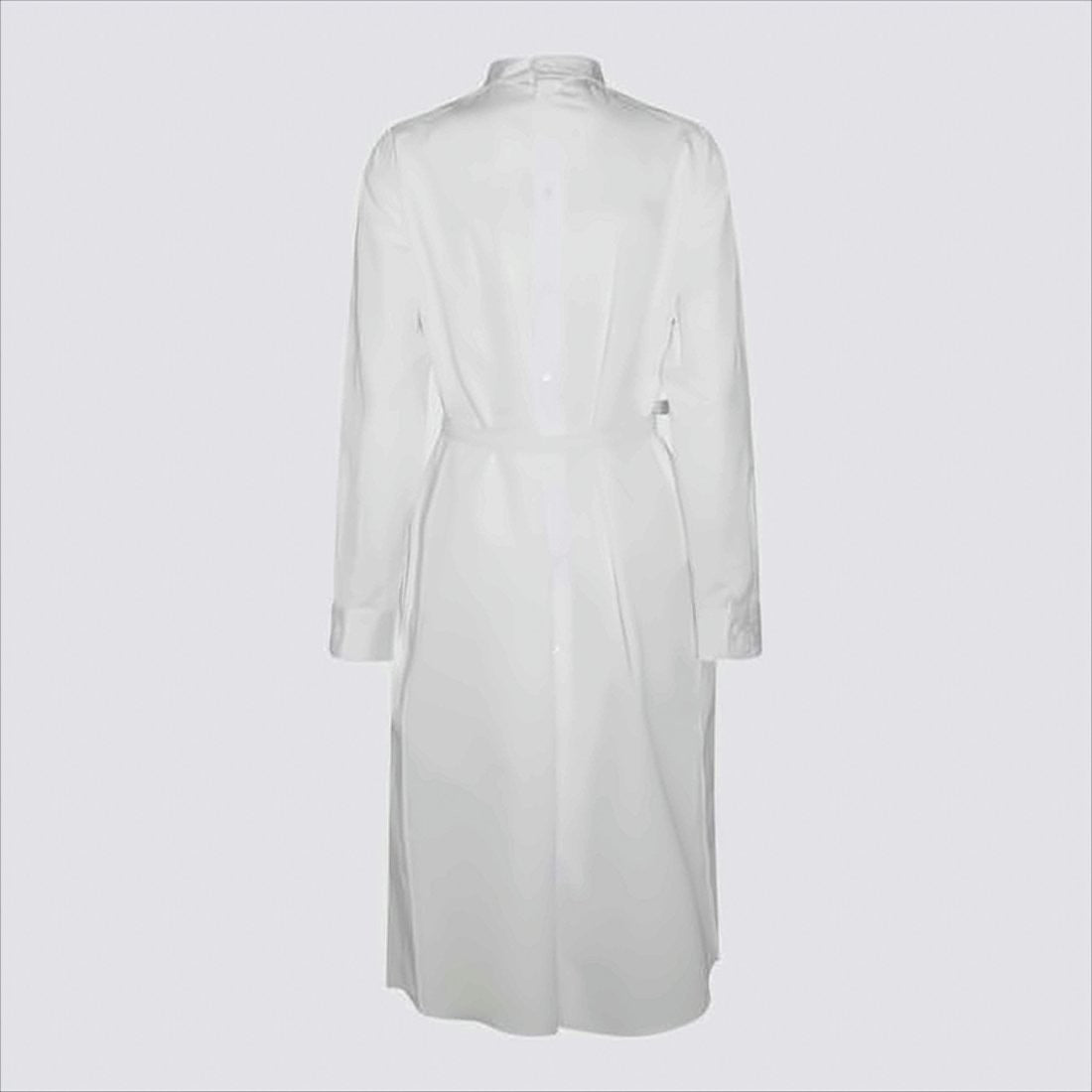 Fendi Midi-Length Cotton Shirt Dress With Tailored Silhouette