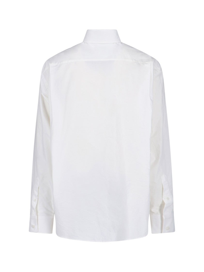 Balenciaga Oversized White Cotton Shirt