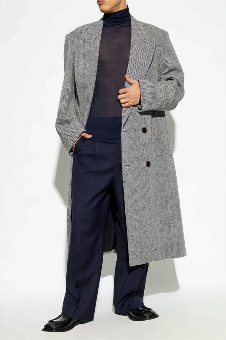 Ami Slim-Fit Long-Sleeve Turtleneck Sweater In Semi-Sheer Fabric