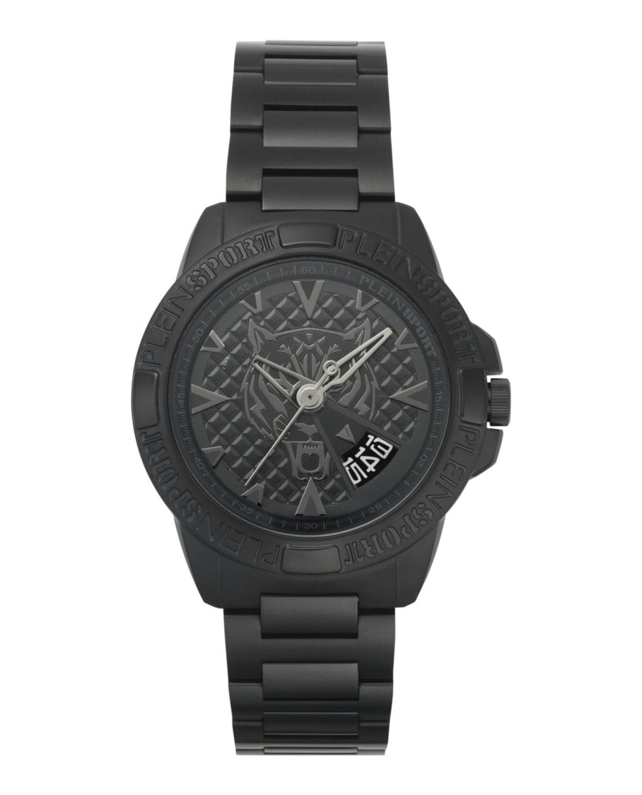 Plein Sport Touchdown Bracelet Watch With Guilloche Dial