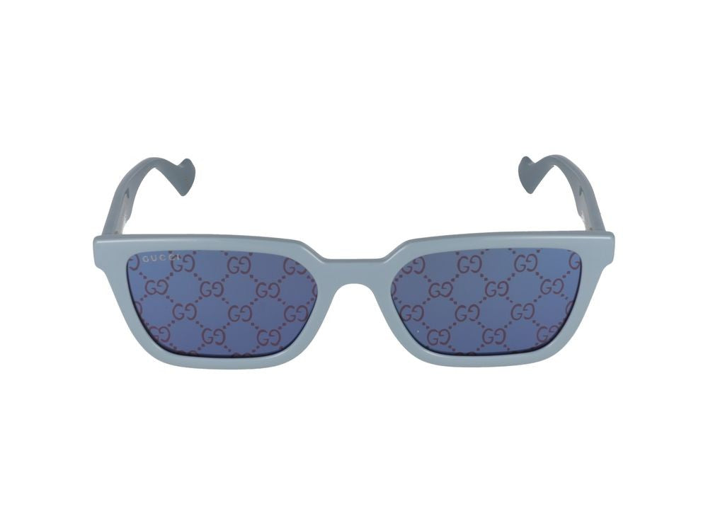 Gucci Light Blue Gg1539s Bold Square Frame Sunglasses