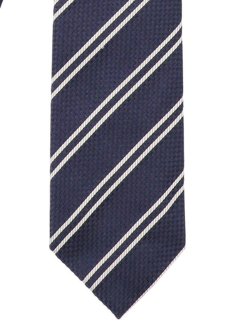 Tom Ford Striped Tie Blue