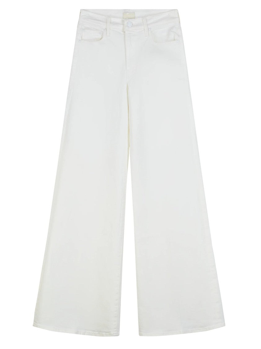 Mother Wide-Leg Palazzo Pants With Classic Five-Pocket Styling