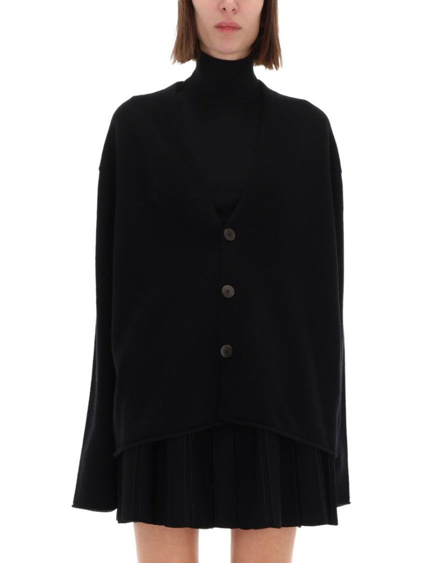 Guest In Residence Everywear Loose Black Cashmere Cardigan