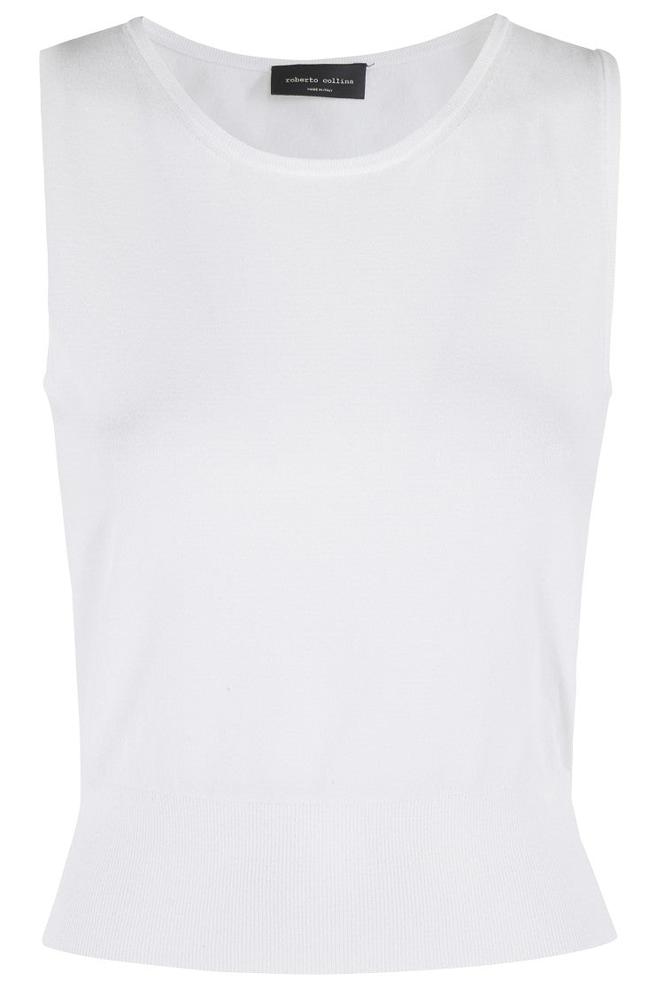 Roberto Collina Fitted Sleeveless Top