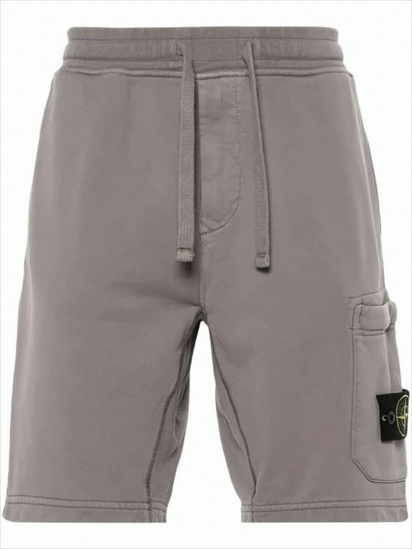 Stone Island Relaxed Fit Cotton Shorts