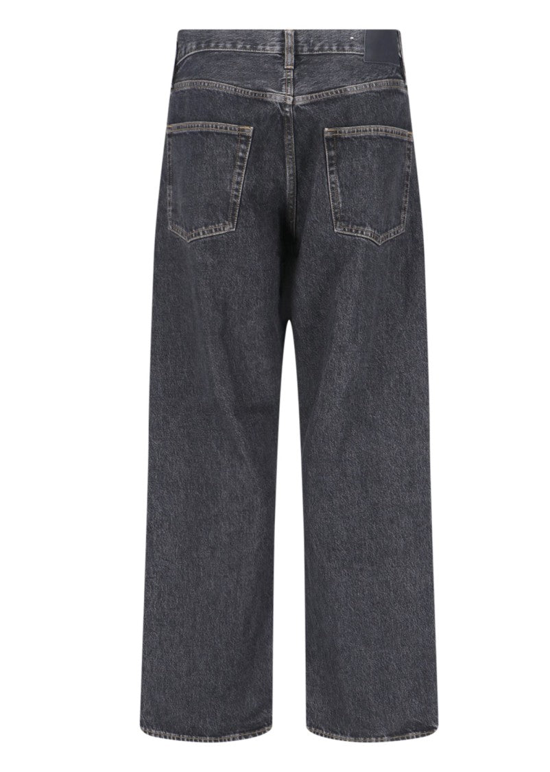 Sunflower Black Wide Twist Denim Jeans